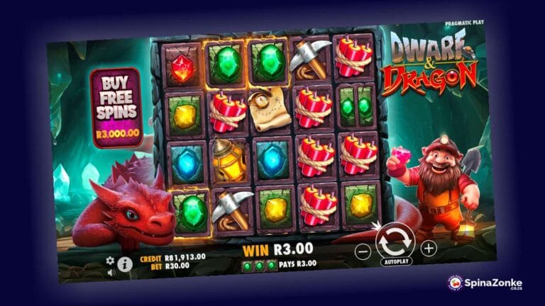 Dwarf & Dragon slot game intro.