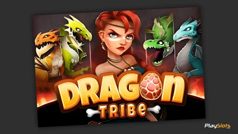 Dragon Tribe slot game intro image.