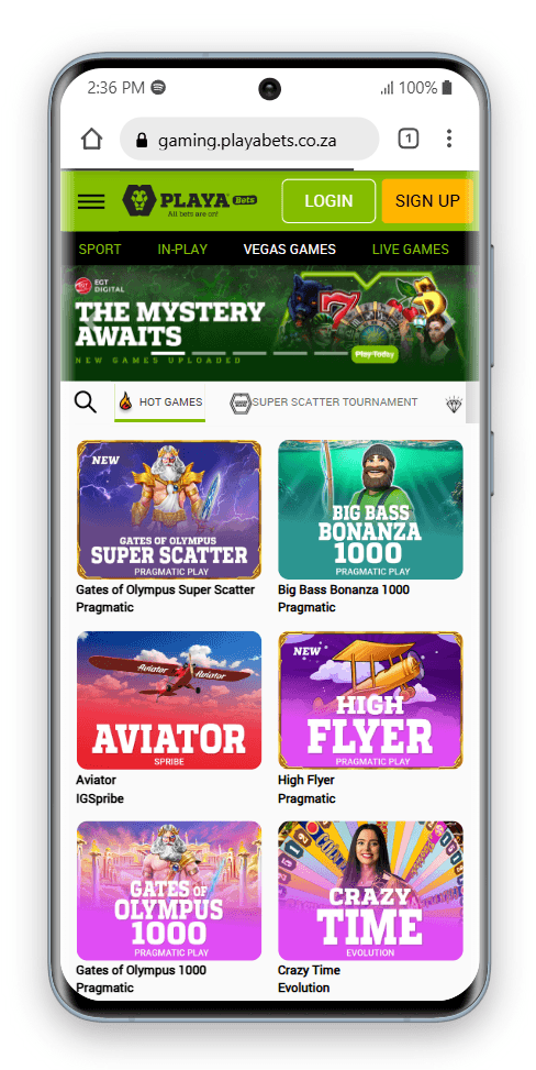 Playa Bets Mobile