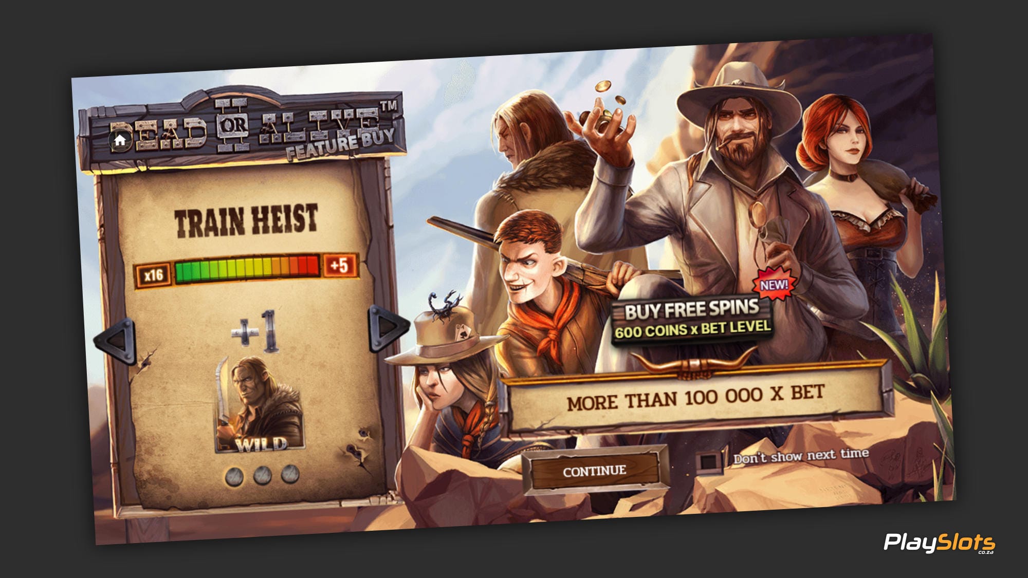 Dead or Alive II slot game intro image.