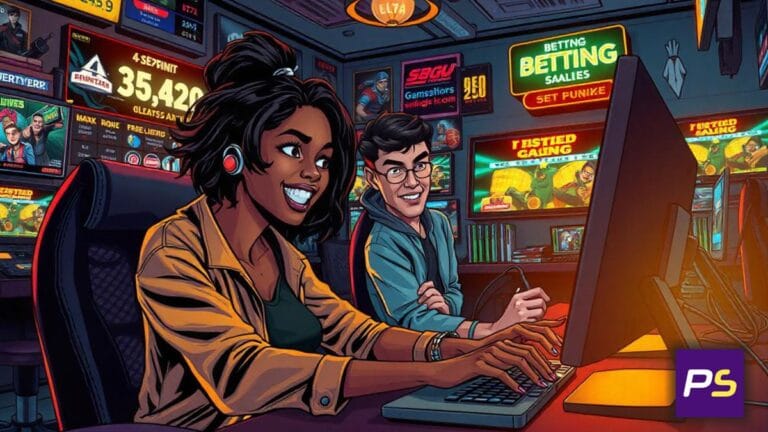 AI and Gambling image.