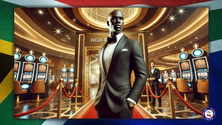 An AI-generated image depicting a South African high-roller.