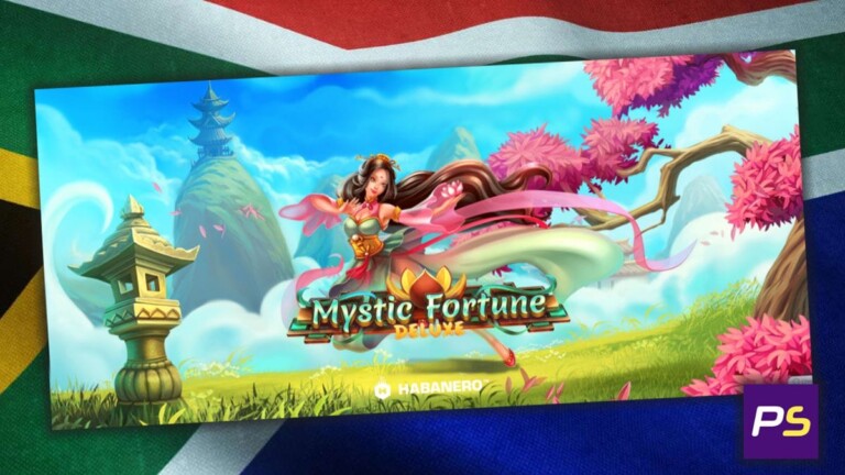 Mystic Fortune Deluxe slot game intro image.