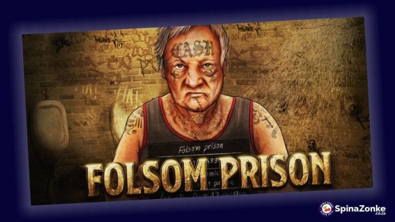 Folsom Prison slot game intro image.
