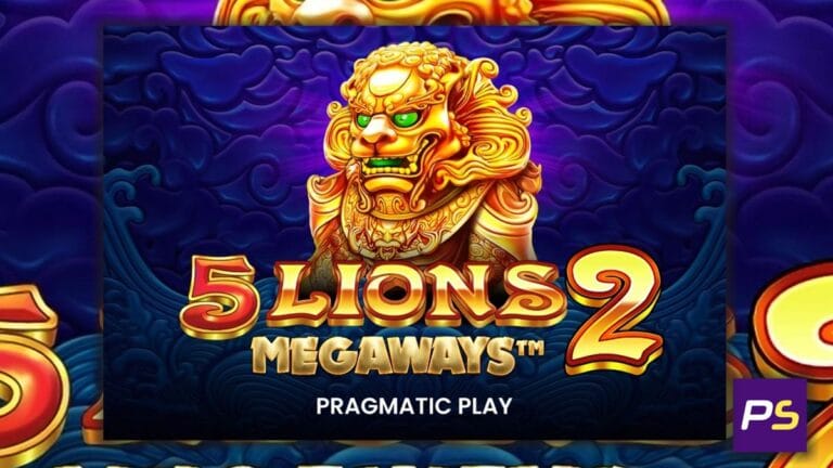 5 Lions Megaways 2 slot game intro image.