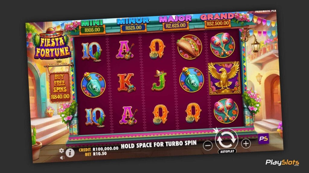 Fiesta Fortune slot game layout