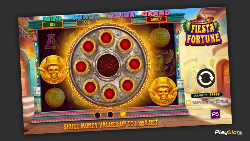 Fiesta Fortune Skull money feature