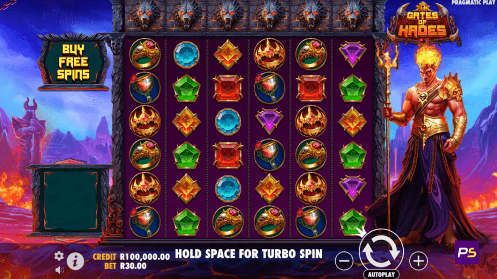 Gates of Hades slot layout