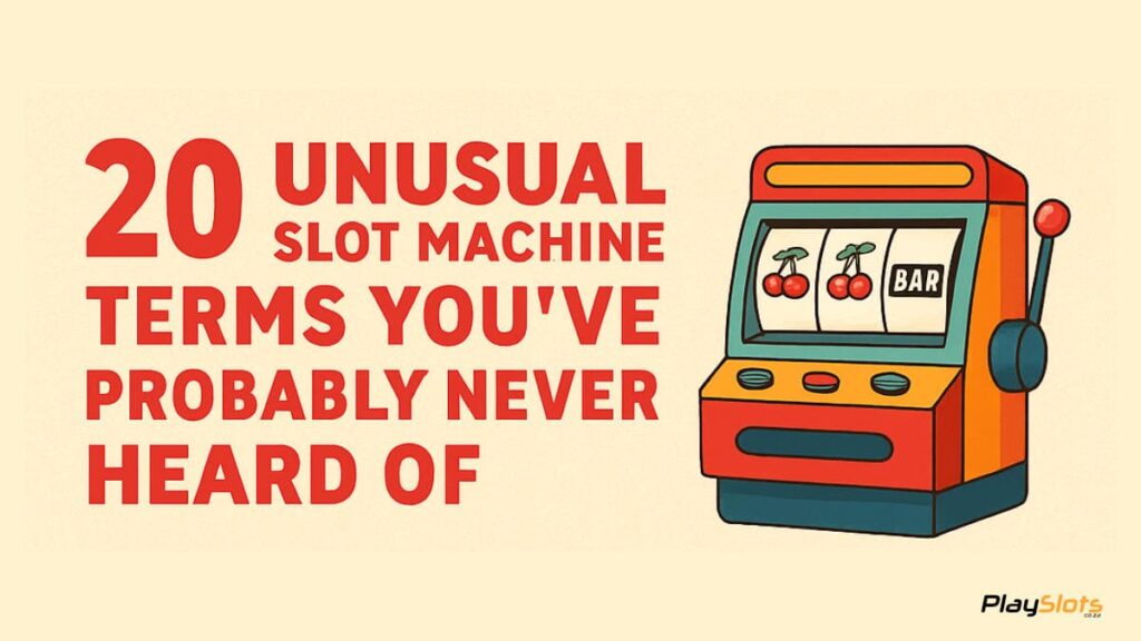 20 Unusual slot machine terms.