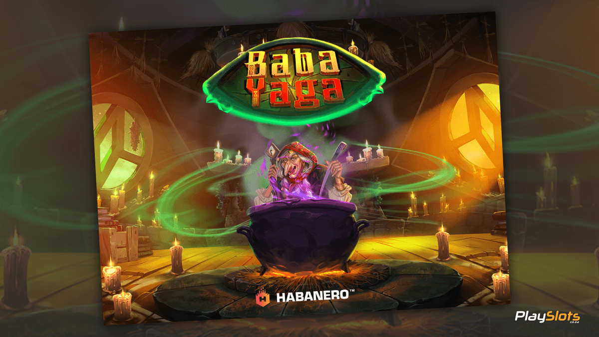 Baba Yaga slot game intro image.