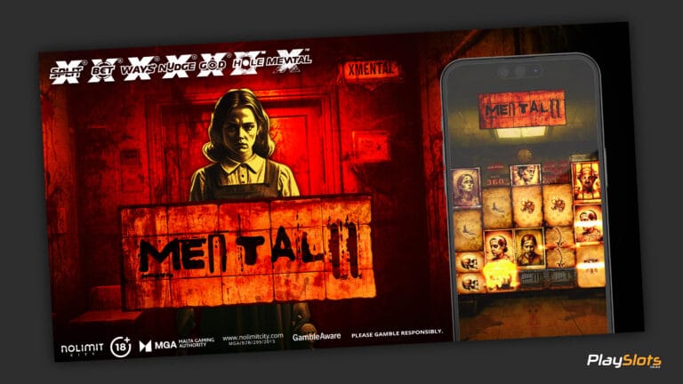 Mental 2 Slot Game intro image.