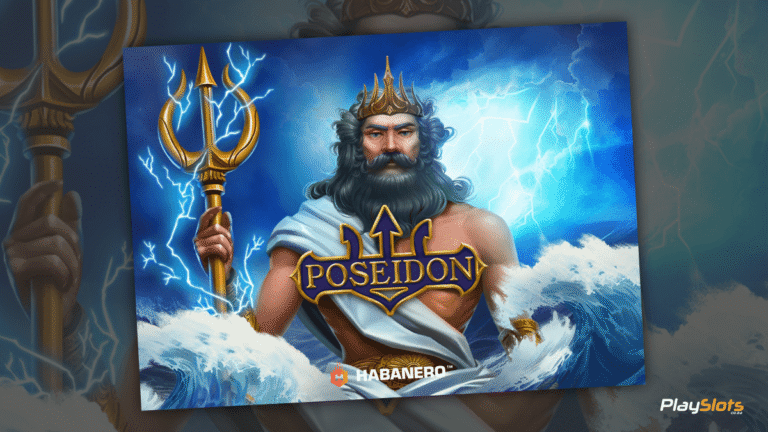 Poseidon Slot Game intro image.