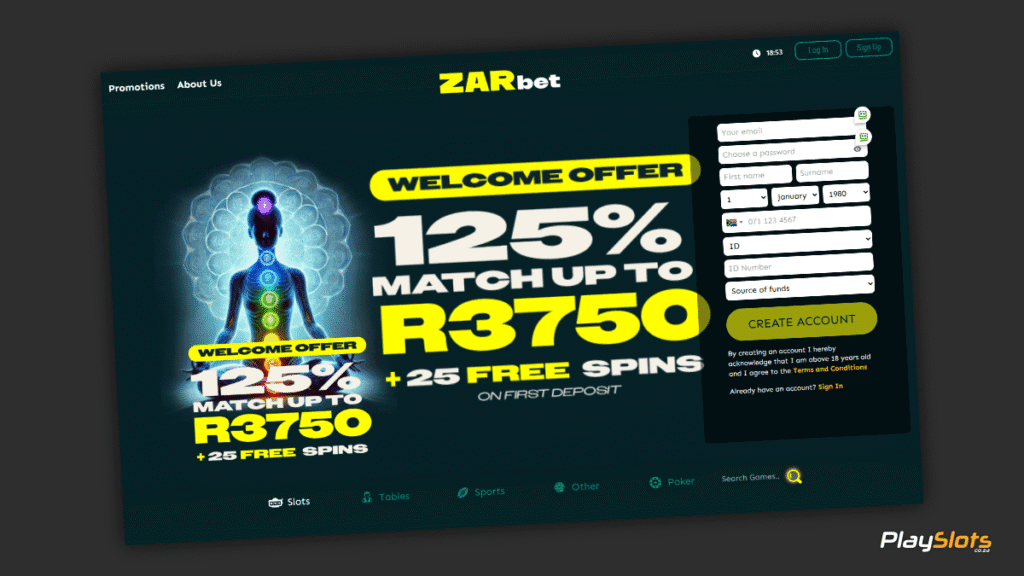 ZARbet Home Page