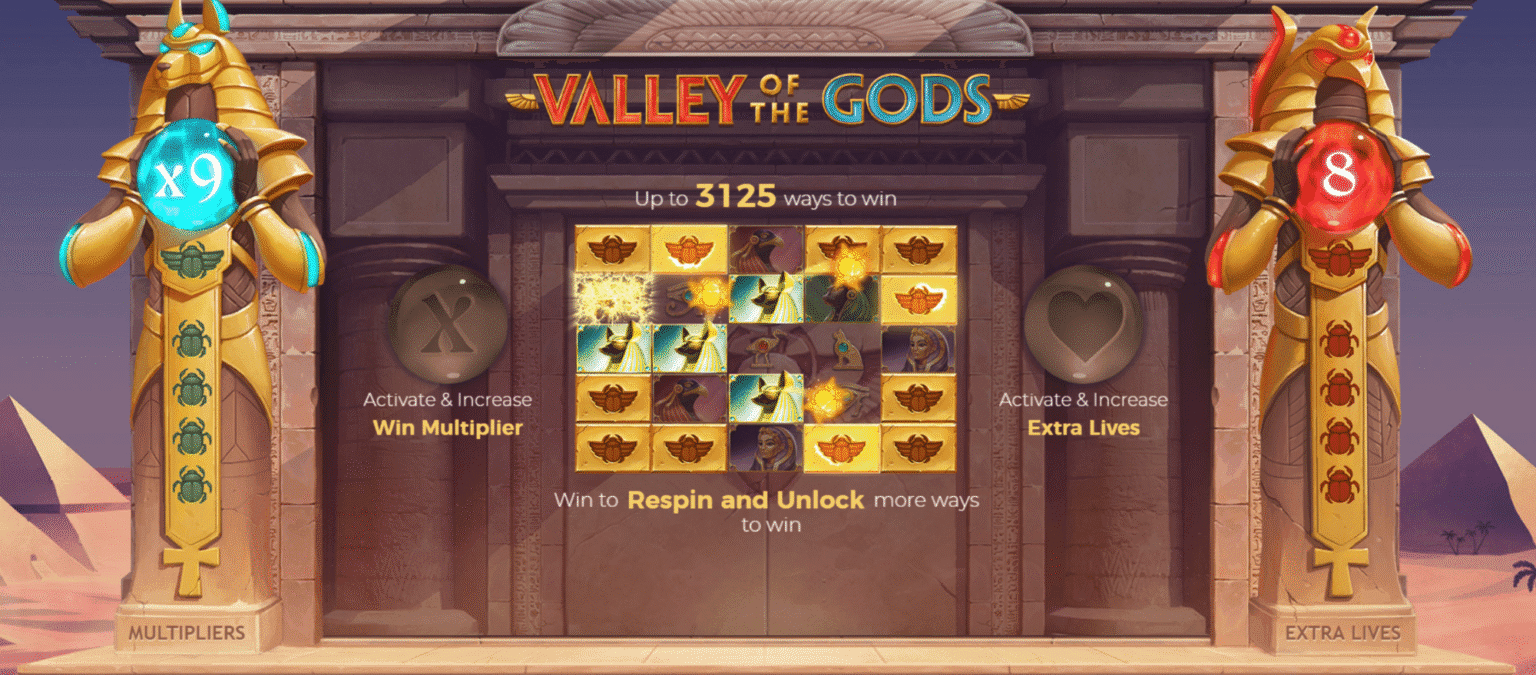 Valley of the Gods slot game details