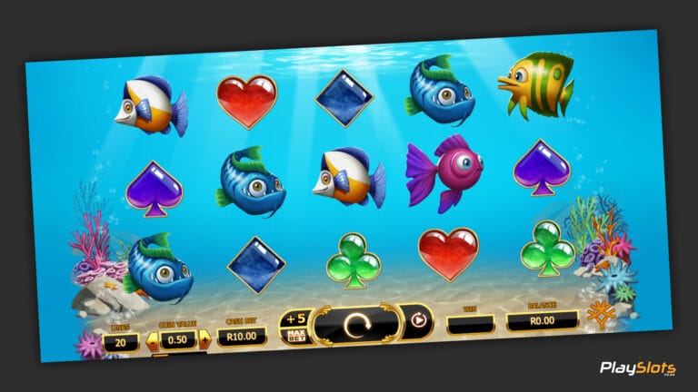 Golden Fish Tank slot game layout
