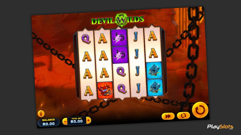 Devil Wilds slot game layout