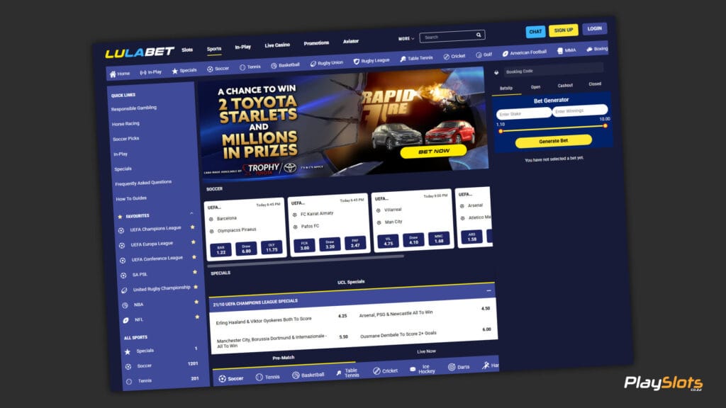 LulaBet Sports Betting