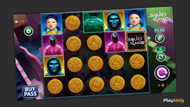 Squid Game: One Lucky Day slot layout