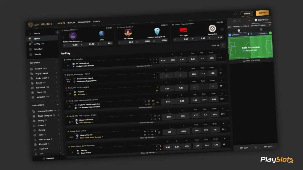 PantherBet Sports Betting