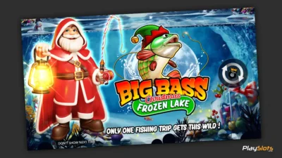 Big Bass Christmas – Frozen Lake intro image.