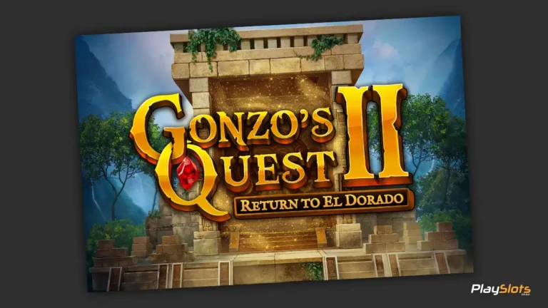 Gonzo’s Quest™ II: Return to El Dorado slot game intro image.
