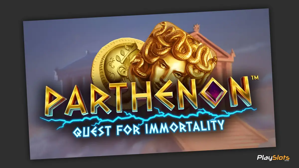 Parthenon Quest for Immortality slot game intro image