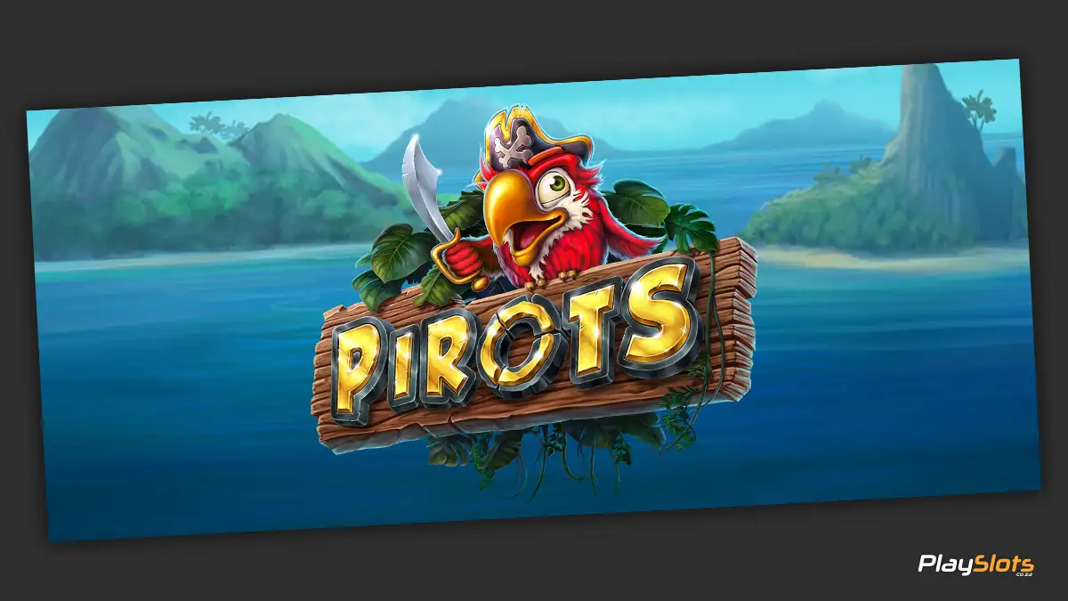 Pirots slot game intro image.